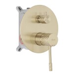 REA - Podomítková sprchová sada Lungo Diamond Brush Gold + BOX REA-P9665