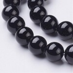 Přírodní onyx - ∅ 8 mm - třída A - 1 ks