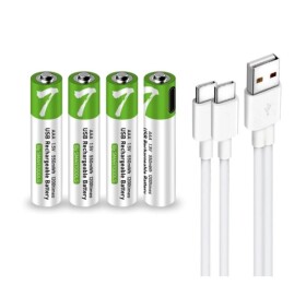 USB nabíjecí baterie AAA - 4 kusy