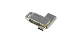 GOODRAM ODA3 USB-C 3.2 128GB stříbrná / Flash disk / USB-A + USB-C 3.2 / čtení: 60MBs / zápis: 20MBs (ODA3-1280S0R11)