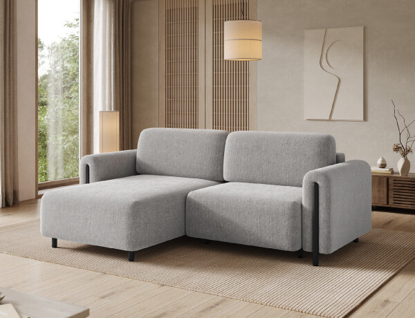 Sedací souprava Acossta Provedení: Levá varianta, Nožičky: Černé, látka: Amore 4