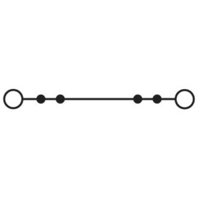 Phoenix Contact 3213601 průchodková svorka 6.2 mm pružinová svorka šedá 50 ks