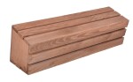 Rojaplast Truhlík MODERN 61 cm - s plastovým květináčem, hnědá