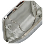 Módní dámské psaníčko Michelle Moon Rixa, stříbrné