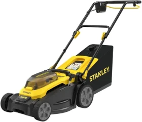 Stanley V20 SCMWP3701N-XJ černá/žlutá / Aku sekačka na trávu / 36V (2x18V) / šířka 37 cm / bez aku a nabíječky (SCMWP3701N-XJ)