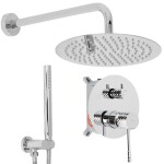 REA - Podomítková sprchová sada Lungo Diamond Chrome + BOX REA-P6963