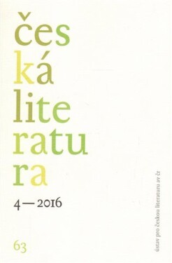 Česká literatura 4/2016