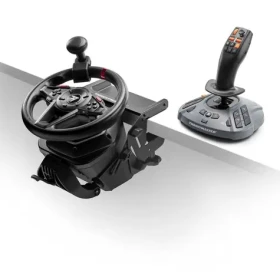 Thrustmaster T128 SimTask Farming Pack černá / Sada volantu, pedálů a joysticku / Force Feedback / PS5 / PC (4160937)