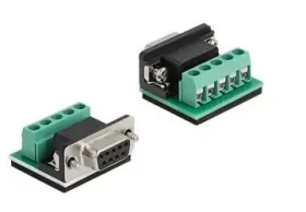 DeLock USB-A na RS-422/485 DB9 / Sériový adaptér / přepěťová ochrana 600 W / rozšířený teplotní rozsah (64055)