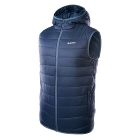 Pánská vesta Sinlus 92800326481 Tmavě šedá - Hi-Tec tmavě šedá 3XL