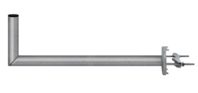 Anténní držák 70cm na stožár s třmenem, trubka 42/2mm, výška 16cm žár.