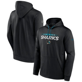 Fanatics Pánská mikina San Jose Sharks RINK Performance Pullover Hood Black-Active Blue Velikost: L