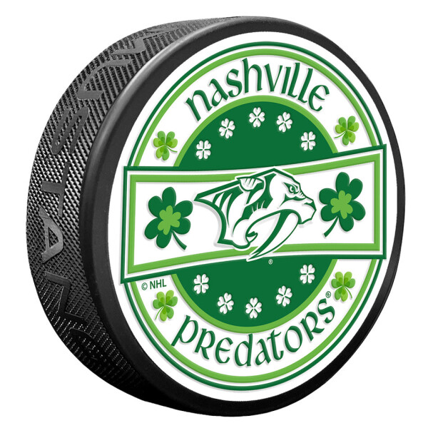 Mustang Puk Nashville Predators NHL Lucky St. Patricks Day Puck