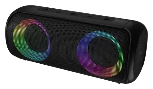 Audictus Aurora Pro černá / Přenosný Bluetooth reproduktor / TWS / RGB / 20W (ABS-1837)
