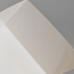 Cake star dortová krabice JOY bílá nepromastitelná 18x18x9cm