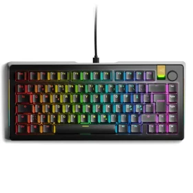 Glorious GMMK 3 Pro HE 75% - Fox HE (ISO Nordic) černá / herní 75% TKL / USB-C / ISO (Nordic) layout / Fox HE / RGB (GLO-KB-GMMK3-PRO-75-PB-HE-W-BLK-ND)