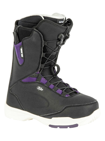 Nitro SCALA TLS BLACK/PURPLE dámské boty na snowboard