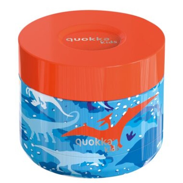 Quokka Whim Kids Food Jar 369ml Dinosaur / Termonádoba na jídlo / nerezová ocel (8412497400966)