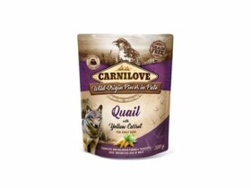 Carnilove Dog Paté Quail with Yellow Carrot 300g Kapsička pro psy (8595602537686)