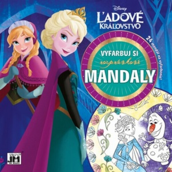 Vyfarbuj si mandaly Ľadové kráľovstvo
