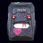 Školní batoh Step by Step GRADE - Glitter Heart Hazle