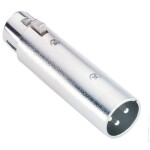 Adam Hall 7870 Adapter 3 Pin XLR Male to 5 Pin XLR Female