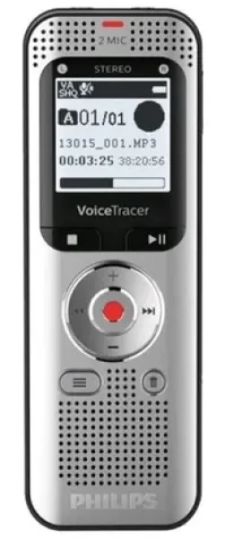Philips DVT 2050 / diktafon / 8GB / až 2370 hodin záznamu / USB / 3.5 mm jack (DVT2050)