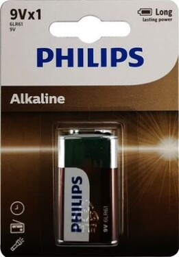 Philips baterie 9V Entry Alkaline - 1ks (4895229108028)