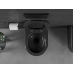 MEXEN - Sofia Závěsná WC mísa Rimless Tornado, černá mat 3354XX85T