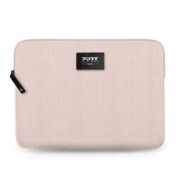 Port Designs Milano II Eco Sleeve pudrově růžová / Pouzdro na notebook / 13/14" / Manšestr / Eco (140724)