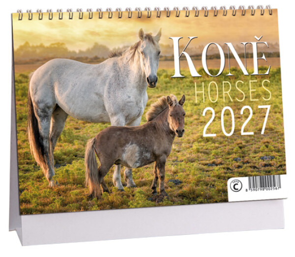 Stolní kalendář 2027 Aria Koně