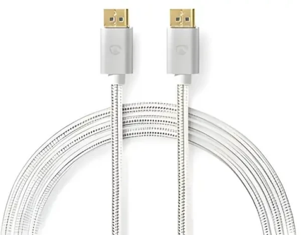 Profigold Fabritallic DisplayPort kabel / Kabel DisplayPort - DisplayPort / 8K 60 Hz / 2 m (CCTB37014AL20)