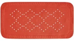 Spirella ALASKA protiskluzová podložka do vany červená / PVC / 91 x 36 cm