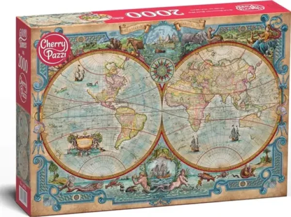 CHERRY PAZZI Puzzle Mapa světa Velkých objevů