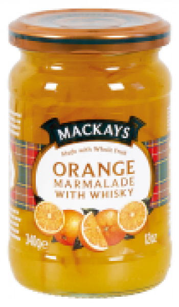 Mackays pomerančový džem s whiskey 340g