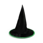 Rappa Dětský klobouk černo-zelený čarodějnice/Halloween