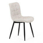 Jídelní židle, béžová, látka, HC-462 BG2