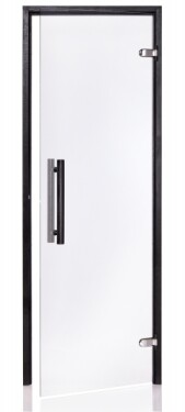 Dveře do sauny "A" 8x20 Clear 790x1990 mm Black CA820CLBL