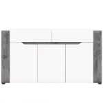 Komoda Brando B03 bílá/Beton 3d2s