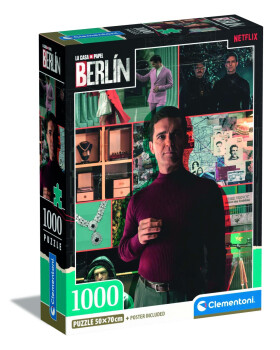 Puzzle La Casa de Papel: Berlín - Mám plán 1000 dílků - Clementoni