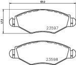 KRAFT Brzdy kotouče a desky přední CITROËN AX XSARA SAXO ZX