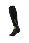 CEP dámské běžecké kompresní podkolenky 5.0 - black/lime Velikost: II (25-31 cm obvod lýtka)