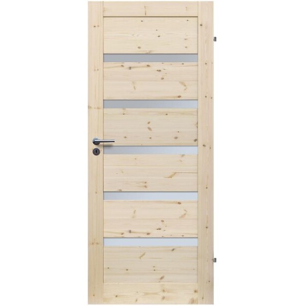 Interiérové dveře Wezuwiusz 5S 70P sukaté nelakované