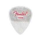 Fender 351 Dotted Celluloid Picks 12-Pack Thin