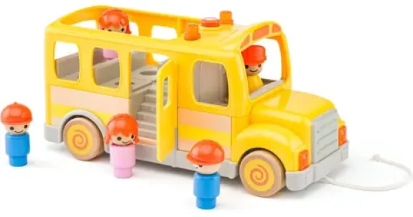 Woody Auto školní autobus se zvuky a světlem