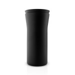 Eva Solo Cestovní termohrnek City To Go Black/Black Recycled 350 ml, černá barva, kov, plast