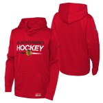 Outerstuff Dětská Mikina Chicago Blackhawks Authentic Pro Hoodie Po Hood Velikost: Dětské let)