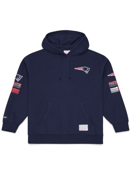 Mitchell & Ness Pánská mikina New England Patriots NFL Triple Check Hoodie Velikost: XL