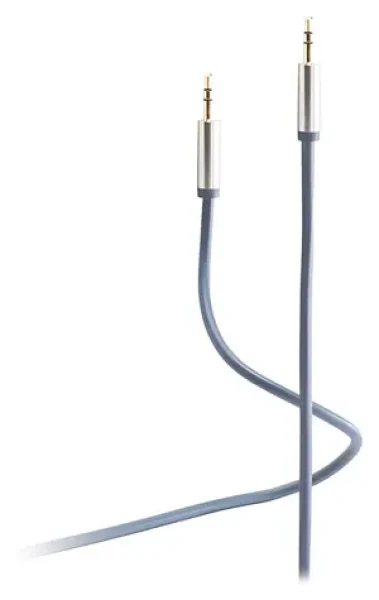Shiverpeaks Flexline modrá / Propojovací audio kabel / Jack 3,5 mm / 3 m / kovový konektor (FL31-30041)