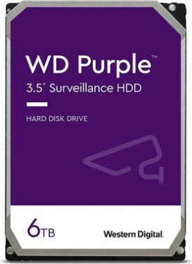 WD Purple 6TB / HDD / 3.5 SATA III / 5 400 rpm / 128MB cache / 3y (WD62PURZ)